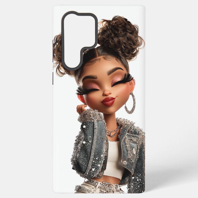 Confident Couture Cutie Samsung Galaxy Case (Back)