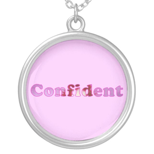 Confident Pink Flower Necklaces (Front)