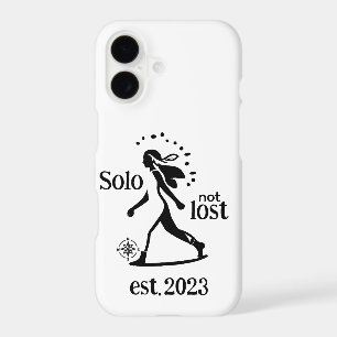 Confident Solo Traveler Statement iPhone 17 Case