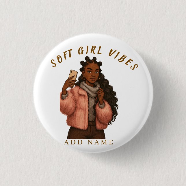 CONFIDENT STYLISH BATCH BUTTON (Front)