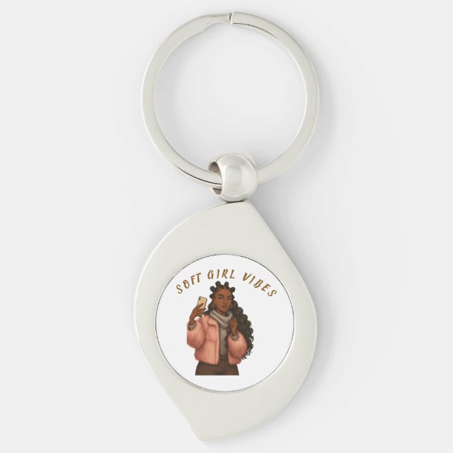 CONFIDENT STYLISH  KEYCHAIN (Front)