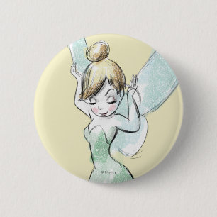 Confident Tinker Bell Pinback Button