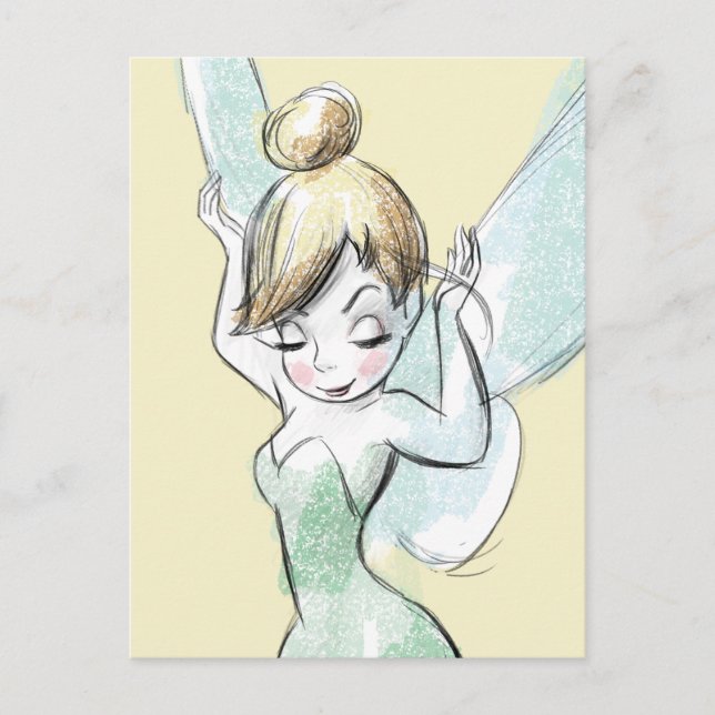 Confident Tinker Bell Postcard (Front)