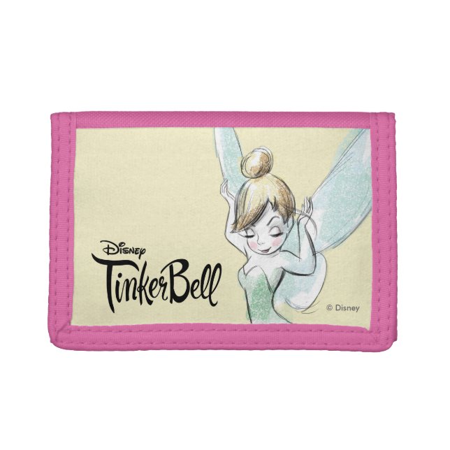Confident Tinker Bell Trifold Wallet (Front)
