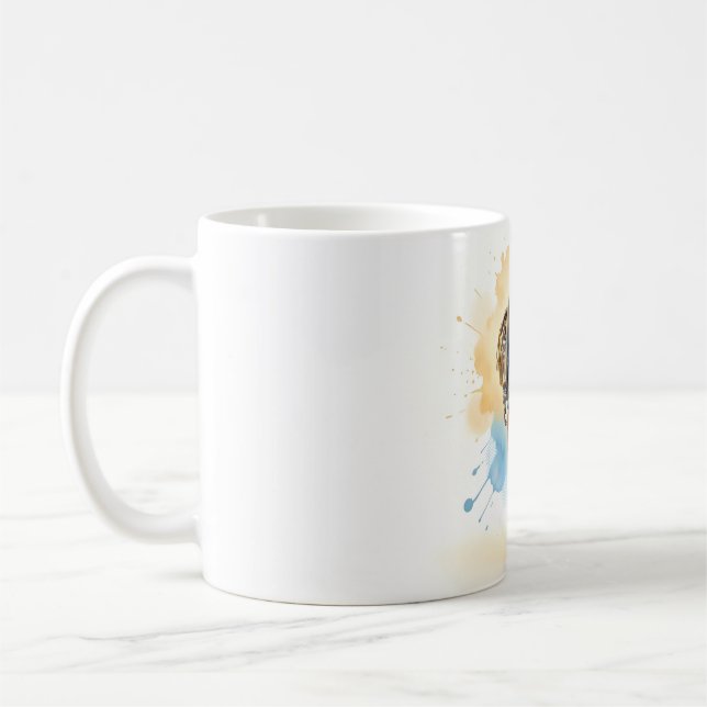 Confident Young Girl Walking Forward Mug (Left)