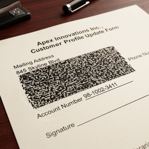 Confidential Document Security Self-inking Stamp
