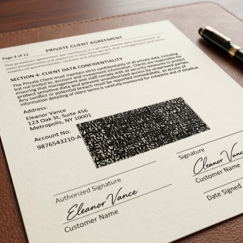 Confidential Document Security Self-inking Stamp