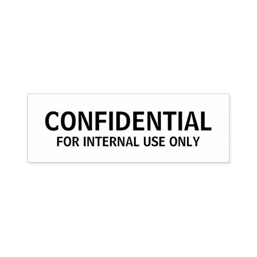 CONFIDENTIAL labels Self_inking Stamp