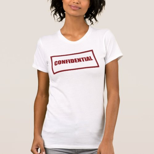 Confidential Rubber Stamp Shirt