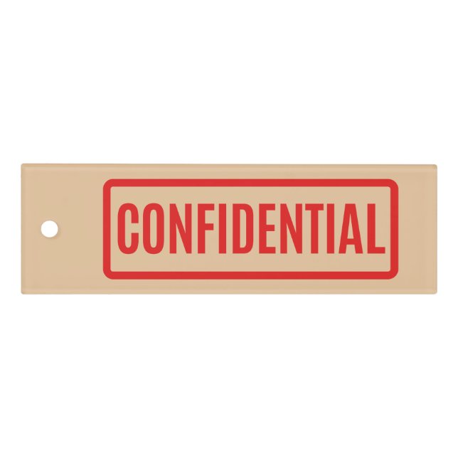 Confidential Ruler (Front)