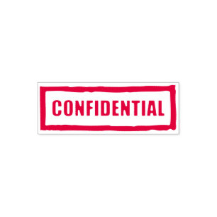 Confidential Self-inking Stamp