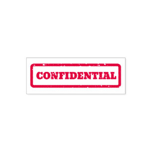 Confidential Self-inking Stamp