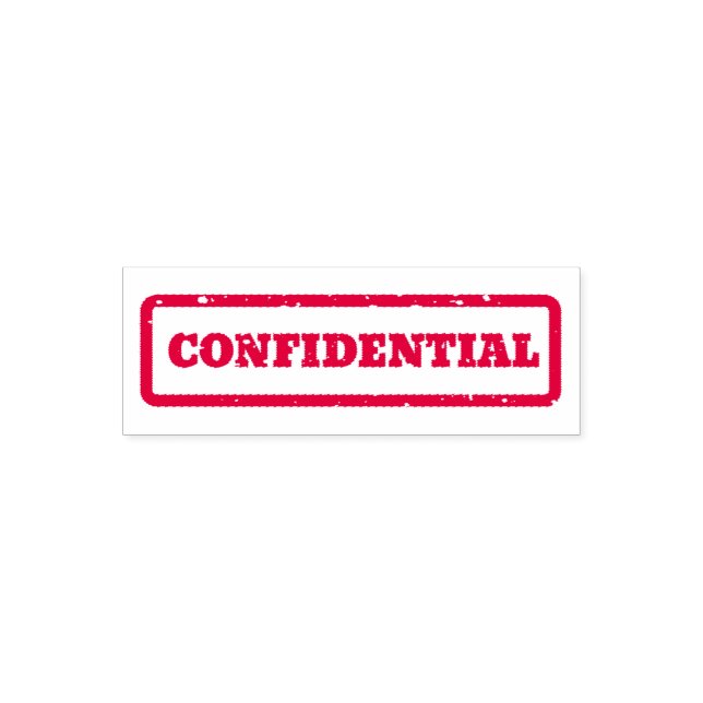 Confidential Self-inking Stamp (Design)
