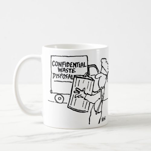 Confidential Waste Disposal Coffee Mug