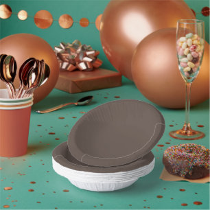 Confidently Against a Stylish Brown Wall Paper Bowls
