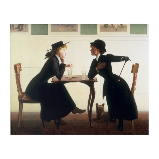 Confides by Harry Watrous Poster Acrylic Print (Front)