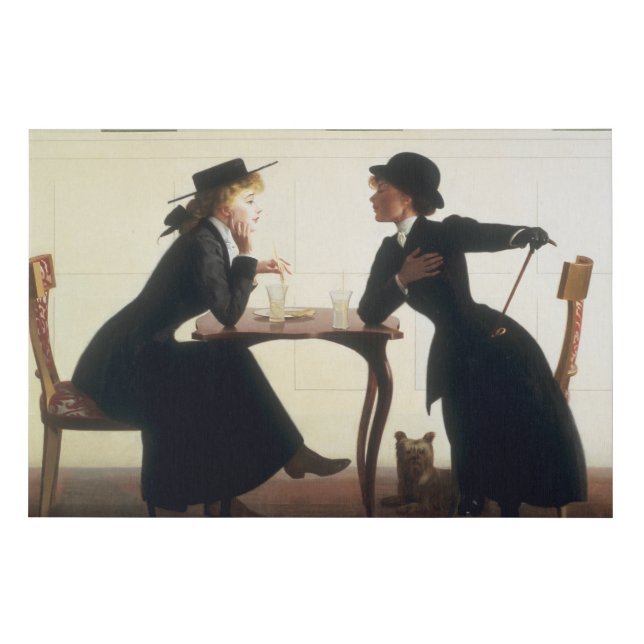 Confides by Harry Watrous Poster Faux Canvas Print (Front)
