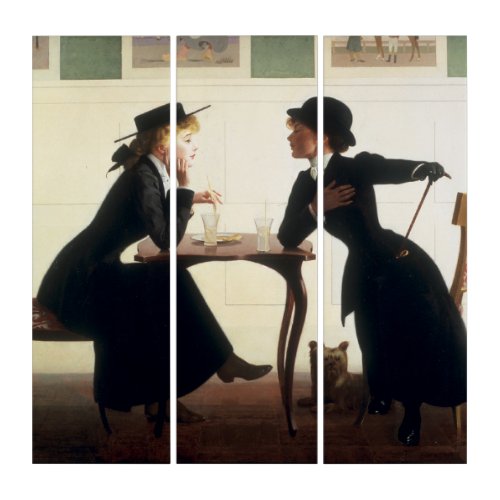 Confides by Harry Watrous Poster Triptych