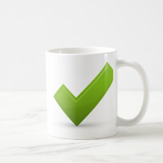 confirm-679245 GREEN CHECK MARK CORRECT SYMBOL LOG Coffee Mug