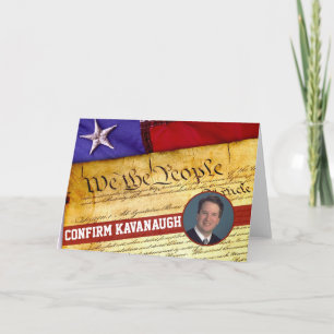Confirm Kavanaugh Supreme Court Justice Card