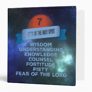 Confirmation 7 Gifts of the Holy Spirit 3 Ring Binder