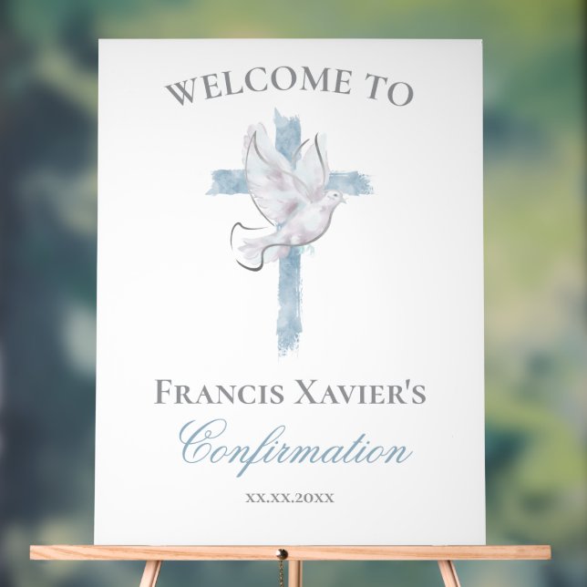 Confirmation Acrylic Sign (Neutral)