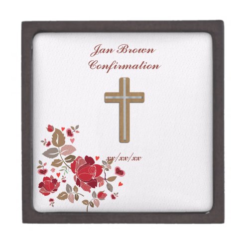 Confirmation Adult Gift Rosary Bead Box Named
