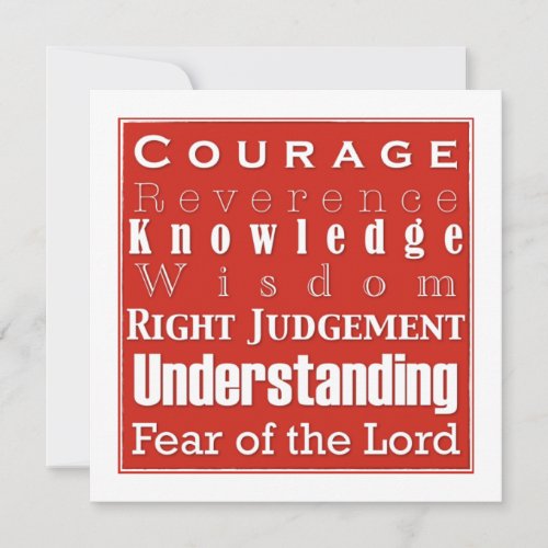 Confirmation Announcement Invitation