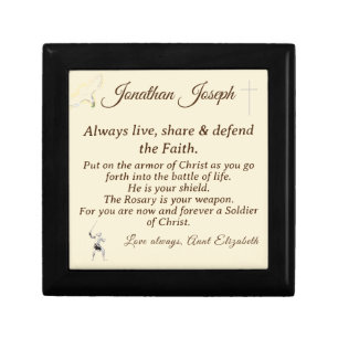 Confirmation Blessing Wood Box Sign