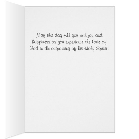 Confirmation Card (Inside (Right))