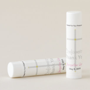 Confirmation Cross Daughter Pink Lip Balms