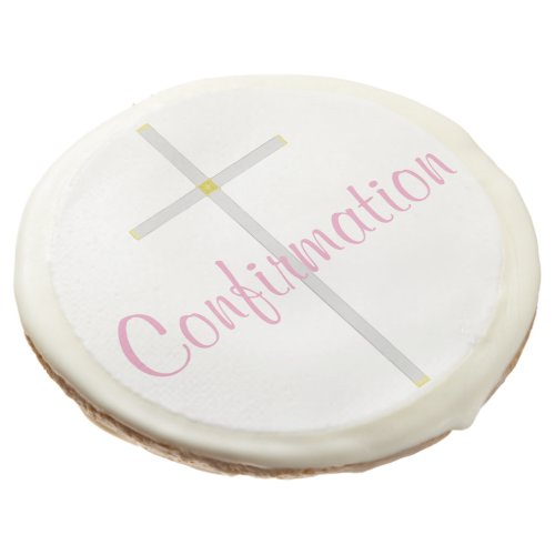 Confirmation Cross Pink Cookie Favors