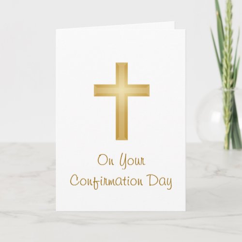 Confirmation Day Card