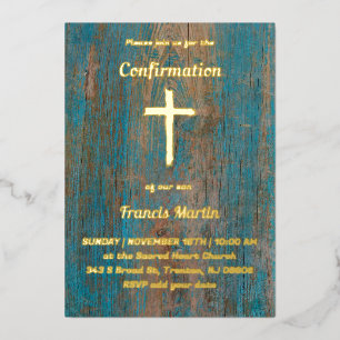 Confirmation Foil Invitation