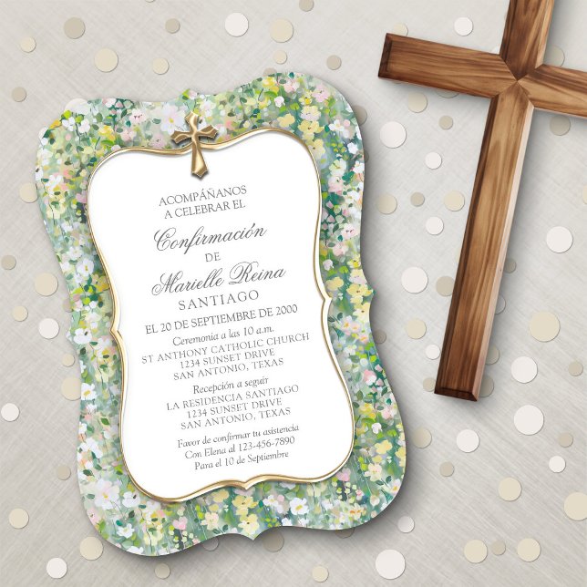 Confirmation Girls' Invitation (Creator Uploaded)