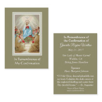 Confirmation Holy Ghost | Spirit Remembrance Cards