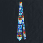 Confirmation Holy Ghost | Spirit Stained Glass Neck Tie<br><div class="desc">This colorfully stained glass look tie with the Holy Spirit | Holy Ghost would be an awesome 
gift for anyone receiving the Sacrament of Confirmation!</div>