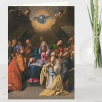 Confirmation Holy Spirit Virgin Mary Apostles Card