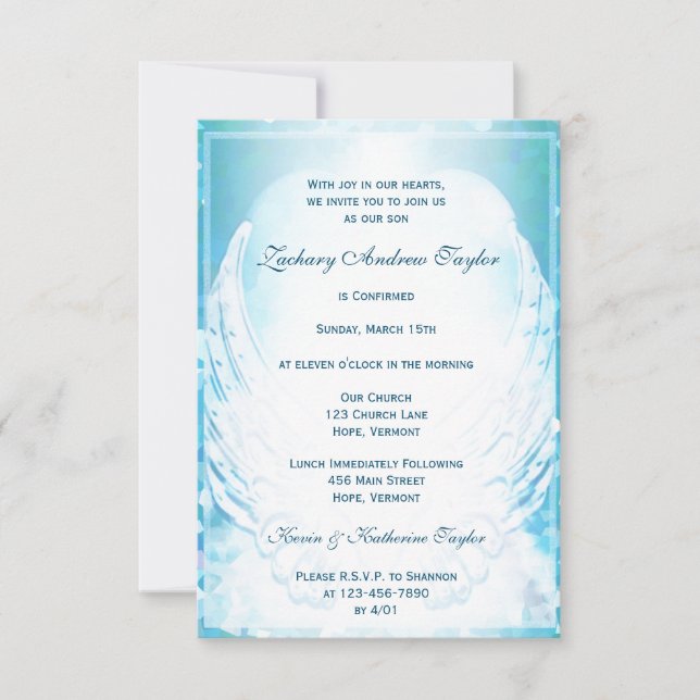 Confirmation Invitation (Front)