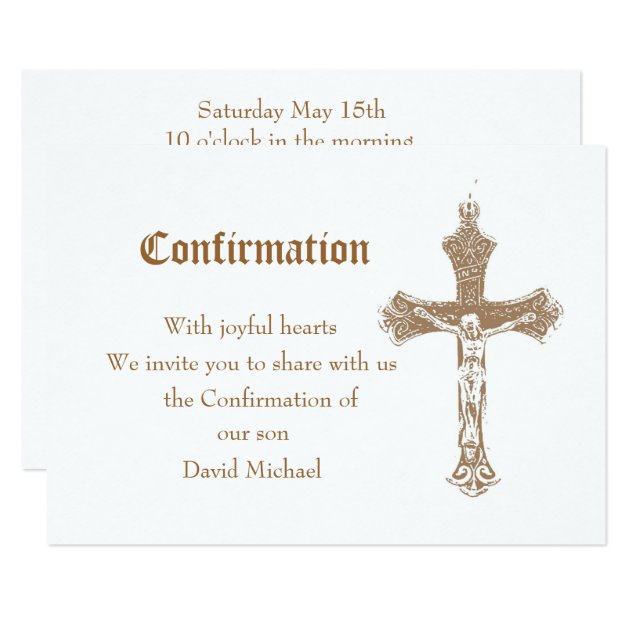 Confirmation Invitation