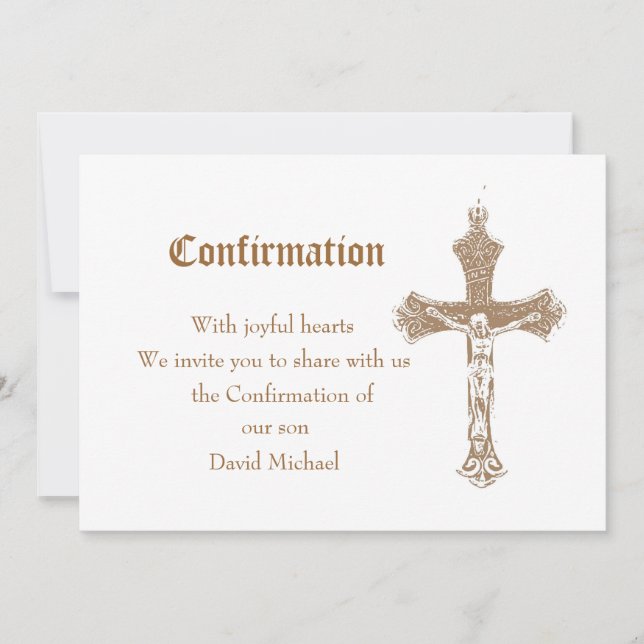 Confirmation Invitation (Front)
