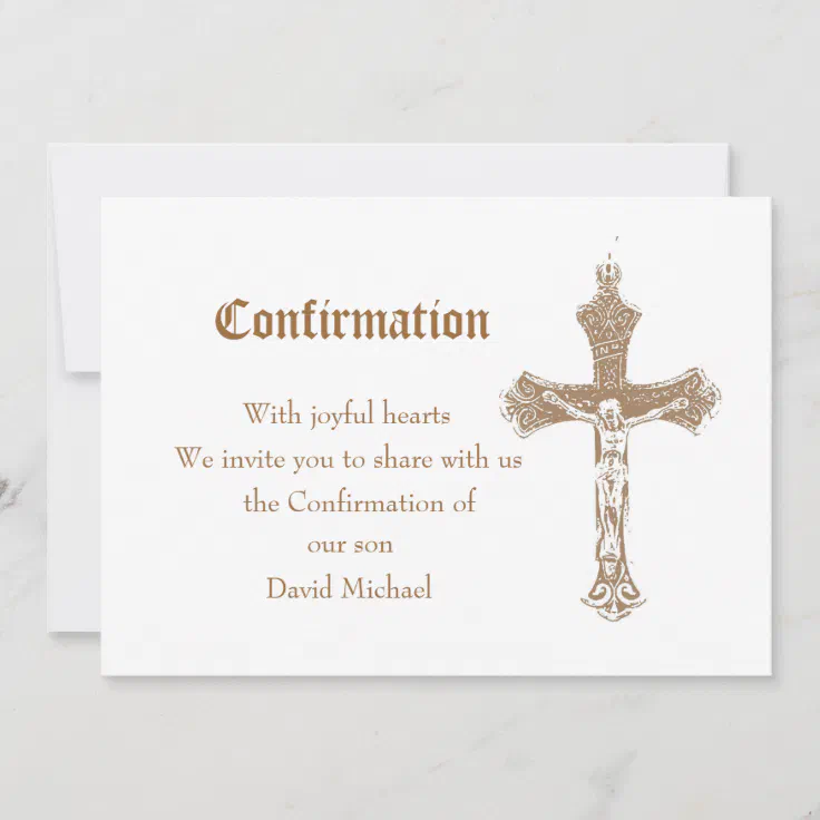 Confirmation Invitation Zazzle