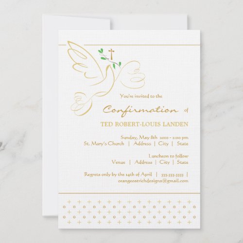 Confirmation Invitation