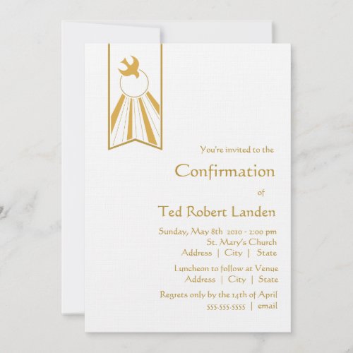 Confirmation Invitation