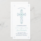 Confirmation Invitation - Boy's Custom Invite | Zazzle