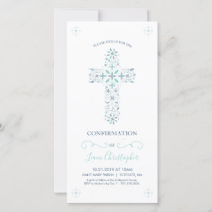 Confirmation Invitation - Boy's Custom Invite
