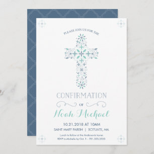 Confirmation Invitation - Catholic Confirm Invite