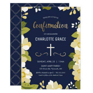 confirmation invitations zazzle