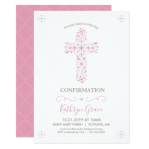 confirmation invitations zazzle