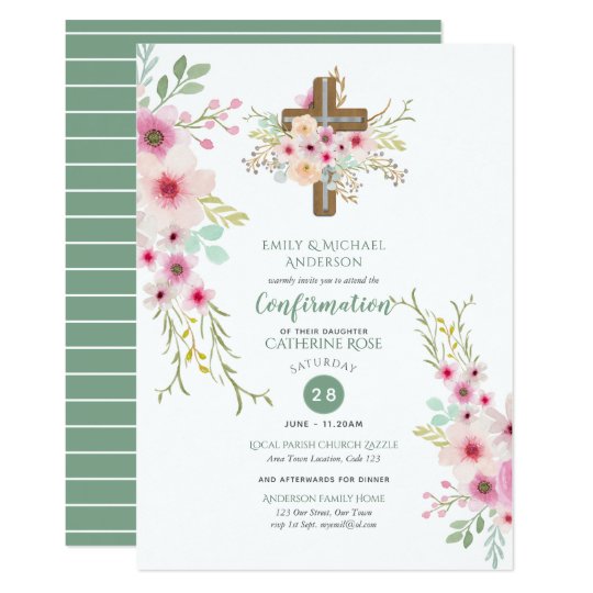 Confirmation Invitation - Catholic Confirm Invite | Zazzle.com